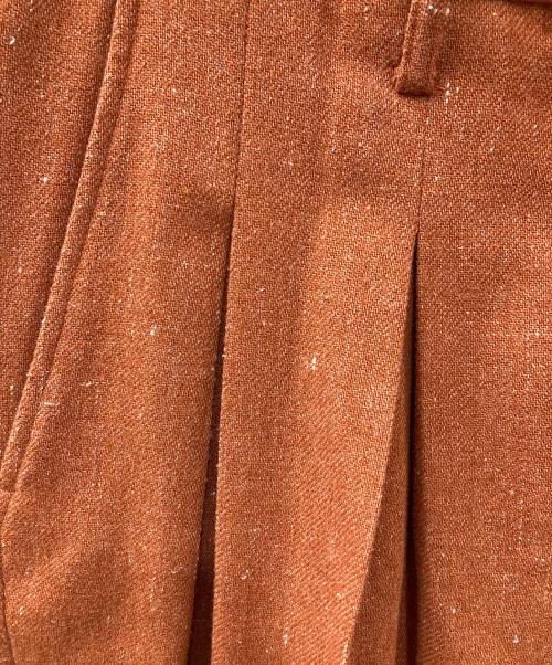 doublet（ダブレット）doublet (ダブレット) ウールタックパンツ オレンジ サイズ:Mの古着・服飾アイテム