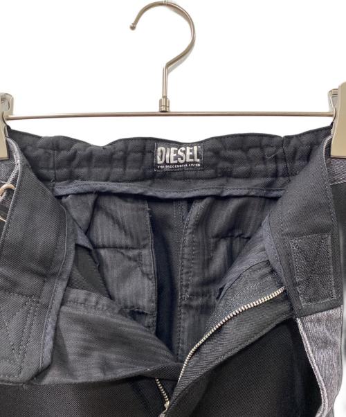 DIESEL（ディーゼル）DIESEL (ディーゼル) ウールパンツ ブラック サイズ:48の古着・服飾アイテム