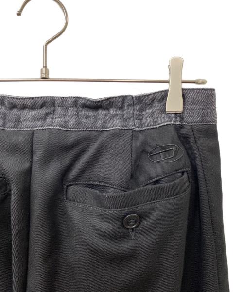 DIESEL（ディーゼル）DIESEL (ディーゼル) ウールパンツ ブラック サイズ:48の古着・服飾アイテム