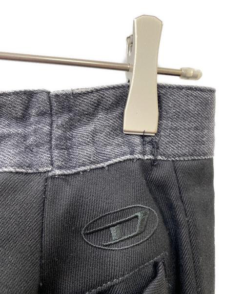 DIESEL（ディーゼル）DIESEL (ディーゼル) ウールパンツ ブラック サイズ:48の古着・服飾アイテム