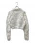 NKNIT (ンニット) crochet KNIT zip cardigan ホワイト サイズ:SIZE①：6000円