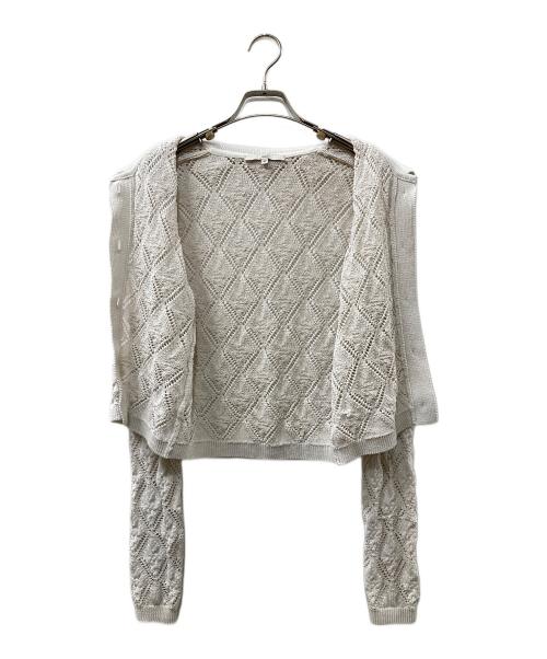 KITH（キス）KITH (キス) レース編みカーディガン ホワイト サイズ:Mの古着・服飾アイテム