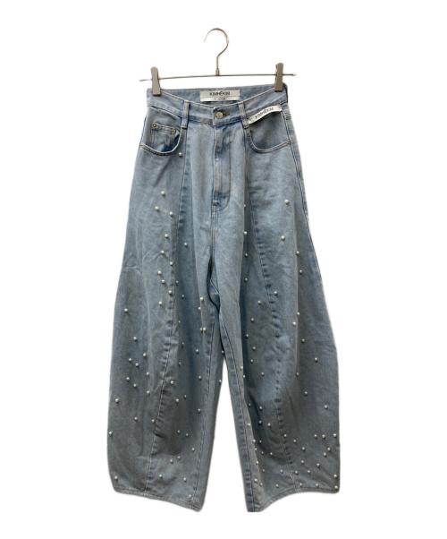 Kimhekim（キムヘキム）KIMHEKIM (キムヘキム) デニムパンツ インディゴ サイズ:23の古着・服飾アイテム