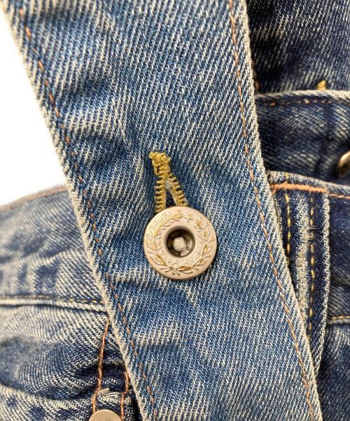 etsinta（エシンタ）etsinta (エシンタ) リメイクサス付きデニム ブルー サイズ:FREEの古着・服飾アイテム