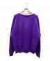 STUDIO NICHOLSON (スタジオ ニコルソン) 12GG KNIT RUGBY J - FIELD パープル サイズ:M：10000円