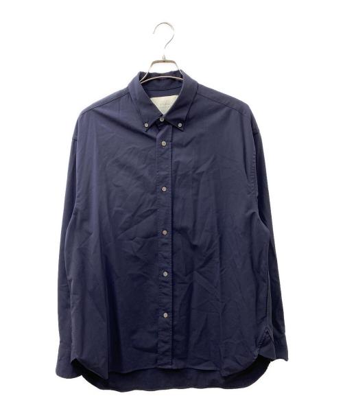 STUDIO NICHOLSON（スタジオ ニコルソン）STUDIO NICHOLSON (スタジオ ニコルソン) ボタンダウンシャツ ネイビー サイズ:Mの古着・服飾アイテム