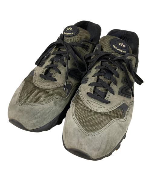 NEW BALANCE（ニューバランス）NEW BALANCE (ニューバランス) 580 GORE-TEX OLIVE ローカットスニーカー グリーン サイズ:28cmの古着・服飾アイテム