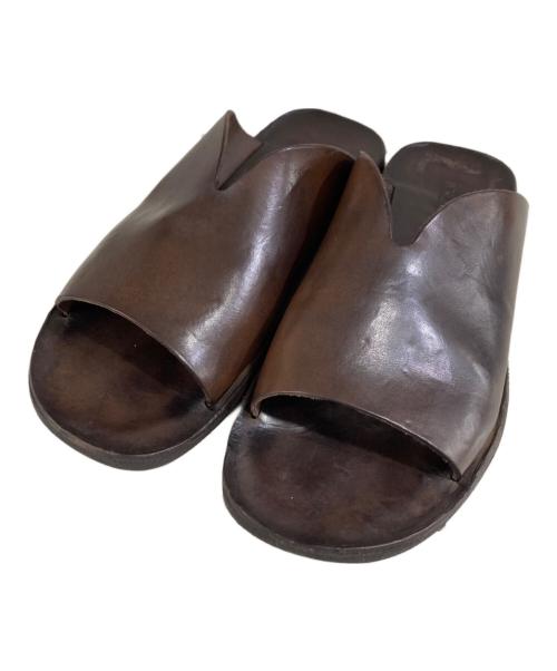 brador（ブラドール）BRADOR (ブラドール) 46-571 RUM レザーサンダル ブラウン サイズ:41の古着・服飾アイテム