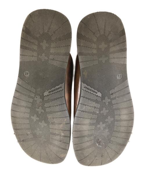 brador（ブラドール）BRADOR (ブラドール) 46-571 RUM レザーサンダル ブラウン サイズ:41の古着・服飾アイテム