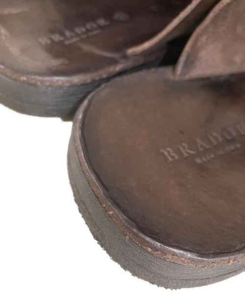 brador（ブラドール）BRADOR (ブラドール) 46-571 RUM レザーサンダル ブラウン サイズ:41の古着・服飾アイテム