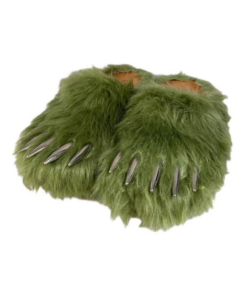 Bravest Studios（ブレイベストスタジオ）Bravest Studios (ブレイベストスタジオ) GREEN BEAR CLAW MULES グリーン サイズ:SIZE10の古着・服飾アイテム