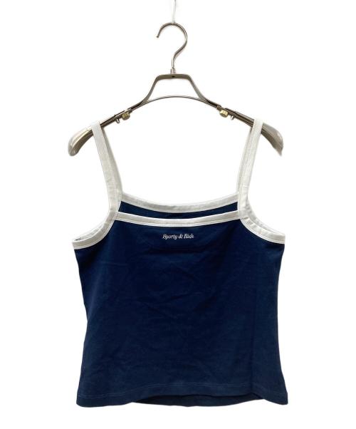 Sporty & Rich（スポーティーアンドリッチ）Sporty & Rich (スポーティーアンドリッチ) タンクトップ ネイビー サイズ:XSの古着・服飾アイテム