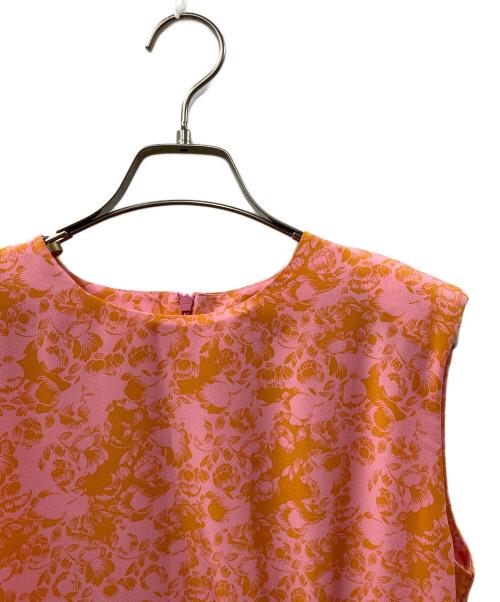 RODEBJER（ロデビエ）RODEBJER (ロデビエ) ポリエステル プリントロングワンピース 総柄ワンピース ピンク サイズ:SIZE7の古着・服飾アイテム