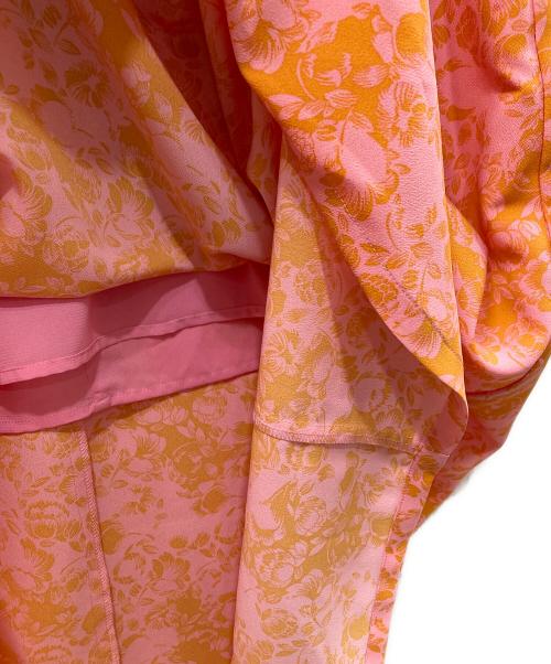 RODEBJER（ロデビエ）RODEBJER (ロデビエ) ポリエステル プリントロングワンピース 総柄ワンピース ピンク サイズ:SIZE7の古着・服飾アイテム