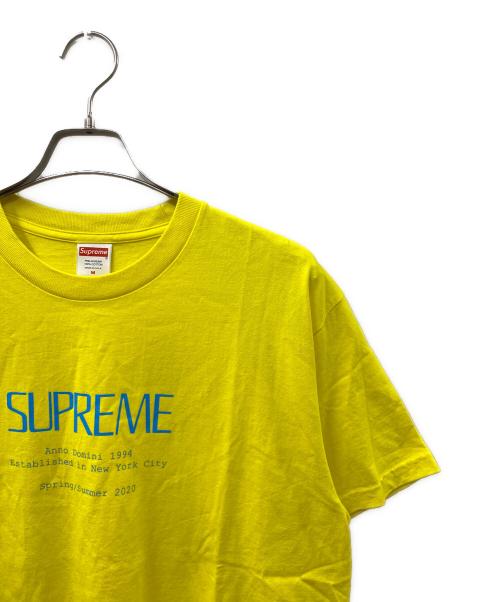 SUPREME（シュプリーム）Supreme (シュプリーム) 20SS Anno Domini Tee イエロー サイズ:Mの古着・服飾アイテム