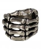 CRAZYPIGクレイジーピッグ）の古着「BONE HAND RING/ボーンハンドリング」｜シルバー