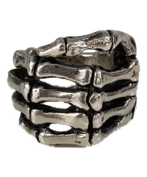 CRAZYPIG（クレイジーピッグ）CRAZYPIG (クレイジーピッグ) BONE HAND RING/ボーンハンドリング シルバー サイズ:17号の古着・服飾アイテム