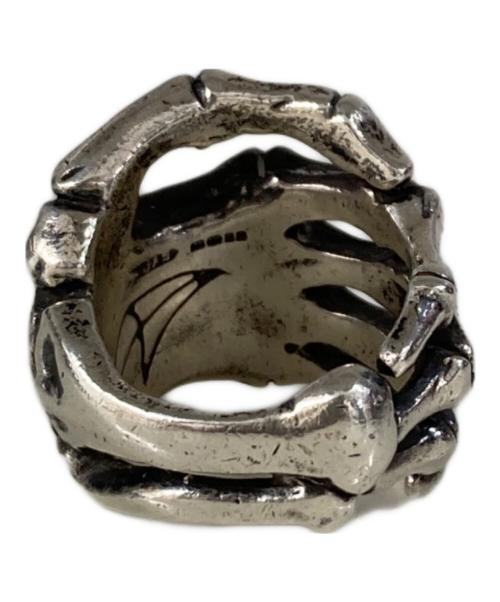 CRAZYPIG（クレイジーピッグ）CRAZYPIG (クレイジーピッグ) BONE HAND RING/ボーンハンドリング シルバー サイズ:17号の古着・服飾アイテム