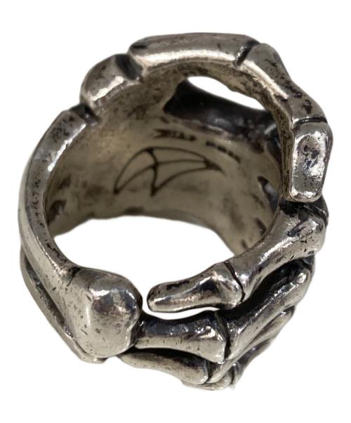 CRAZYPIG（クレイジーピッグ）CRAZYPIG (クレイジーピッグ) BONE HAND RING/ボーンハンドリング シルバー サイズ:17号の古着・服飾アイテム