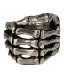 CRAZYPIG（クレイジーピッグ）の古着「BONE HAND RING/ボーンハンドリング」｜シルバー