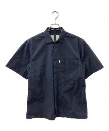STUDIO NICHOLSON（スタジオ ニコルソン）の古着「Short Sleeve Zanza Shirt」｜ネイビー