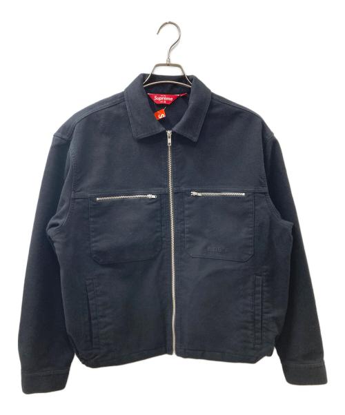 SUPREME（シュプリーム）SUPREME (シュプリーム) 25SS Moleskin Work Jacket モールスキンジャケット ブラック サイズ:sの古着・服飾アイテム