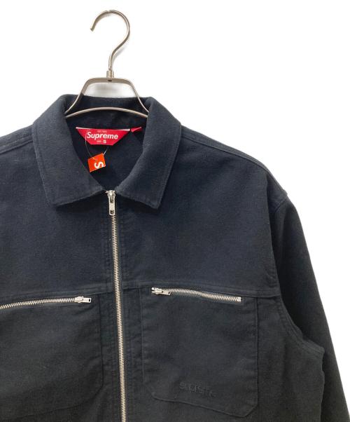 SUPREME（シュプリーム）SUPREME (シュプリーム) 25SS Moleskin Work Jacket モールスキンジャケット ブラック サイズ:sの古着・服飾アイテム