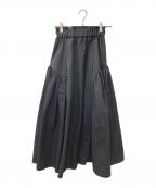 TSURU by MARIKO OIKAWAツルバイマリコオイカワ）の古着「Chelsea ロングスカート」｜ブラック