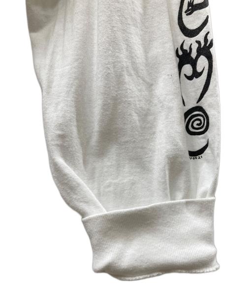 SUPREME（シュプリーム）SUPREME (シュプリーム) 21SS Clayton Patterson L/S Tee /クレイトンパターンロングスリーブカットソー ホワイト サイズ:Mの古着・服飾アイテム