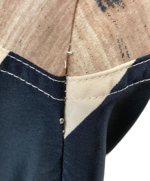 pellepelle（ペレペレ）pellepelle (ペレペレ) MARC BUCHANAN (マークブキャナン) 古着オーバーサイズ総柄シャツ ブラウン×ブラック サイズ:3XLの古着・服飾アイテム