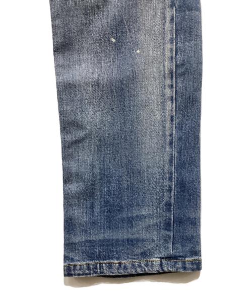 1piu1uguale3（ウノピュウノウグァーレトレ）1piu1uguale3 (ウノピュウノウグァーレトレ) NUMBER (N)INE (ナンバーナイン) リペア加工デニムパンツ ブルー サイズ:Lの古着・服飾アイテム