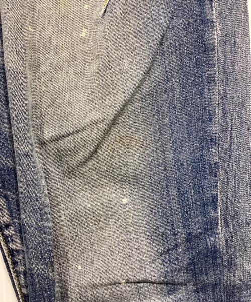 1piu1uguale3（ウノピュウノウグァーレトレ）1piu1uguale3 (ウノピュウノウグァーレトレ) NUMBER (N)INE (ナンバーナイン) リペア加工デニムパンツ ブルー サイズ:Lの古着・服飾アイテム