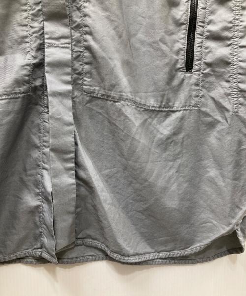 STONE ISLAND（ストーンアイランド）STONE ISLAND (ストーンアイランド) Long Sleeve Shirt ロングシャツ グレー サイズ:XLの古着・服飾アイテム