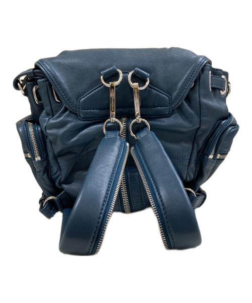 ALEXANDER WANG（アレキサンダー・ワン）ALEXANDER WANG (アレキサンダーワン) marti レザー3WAYリュック ブルーの古着・服飾アイテム