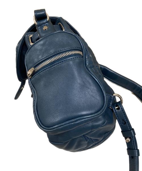 ALEXANDER WANG（アレキサンダー・ワン）ALEXANDER WANG (アレキサンダーワン) marti レザー3WAYリュック ブルーの古着・服飾アイテム