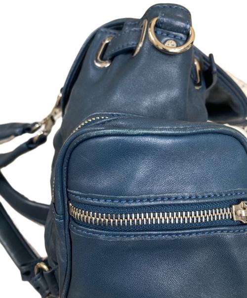 ALEXANDER WANG（アレキサンダー・ワン）ALEXANDER WANG (アレキサンダーワン) marti レザー3WAYリュック ブルーの古着・服飾アイテム