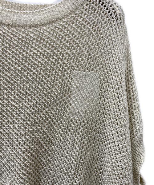 evam eva（エヴァムエヴァ）evam eva (エヴァムエヴァ) linen cotton vest ニットベスト アイボリー サイズ:Mの古着・服飾アイテム