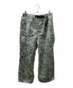 Marmot Capitalマーモット キャピタル）の古着「LIGHT GRID PANTS ライトグリッドカモフラパンツ」｜グリーン