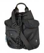 F/CE.エフシーイー）の古着「TACTICAL 2WAY DRAWSTRING/タクティカル2WAYショルダーバッグ」｜ブラック