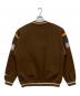 X-LARGE (エクストララージ) BASEBALL LOGO EMBROIDERED V NECK SWEATSHIRT ブラウン サイズ:L：5000円