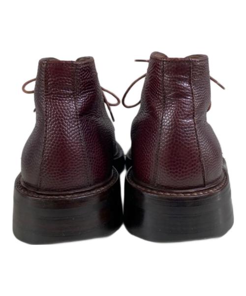 SILVANO MAZZA（シルバノ マッツァ）SILVANO MAZZA (シルバノ マッツァ) モックトゥーショートブーツ ブラウン サイズ:6の古着・服飾アイテム