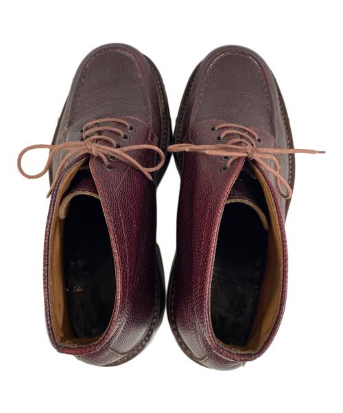 SILVANO MAZZA（シルバノ マッツァ）SILVANO MAZZA (シルバノ マッツァ) モックトゥーショートブーツ ブラウン サイズ:6の古着・服飾アイテム