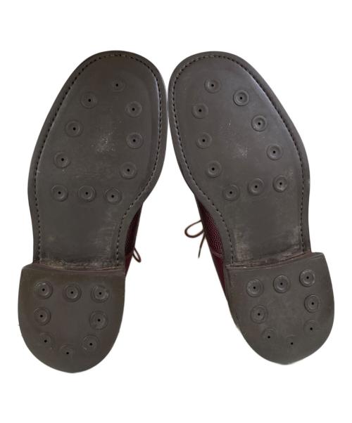 SILVANO MAZZA（シルバノ マッツァ）SILVANO MAZZA (シルバノ マッツァ) モックトゥーショートブーツ ブラウン サイズ:6の古着・服飾アイテム