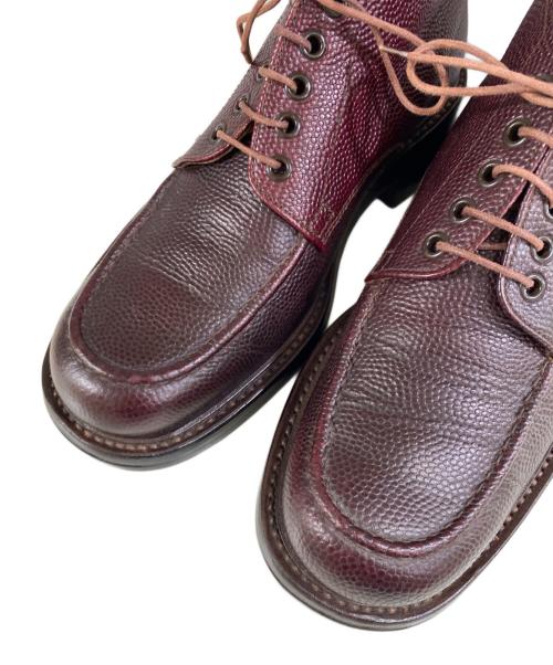 SILVANO MAZZA（シルバノ マッツァ）SILVANO MAZZA (シルバノ マッツァ) モックトゥーショートブーツ ブラウン サイズ:6の古着・服飾アイテム