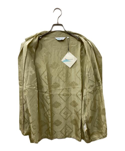 NIPOALOHA（二ポアロハ）NIPOALOHA (二ポアロハ) Long Sleeve Shirt アロハシャツ ベージュ サイズ:XL 未使用品の古着・服飾アイテム