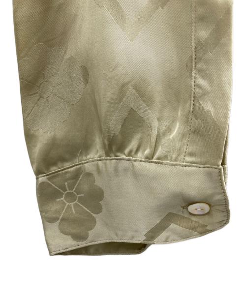 NIPOALOHA（二ポアロハ）NIPOALOHA (二ポアロハ) Long Sleeve Shirt アロハシャツ ベージュ サイズ:XL 未使用品の古着・服飾アイテム