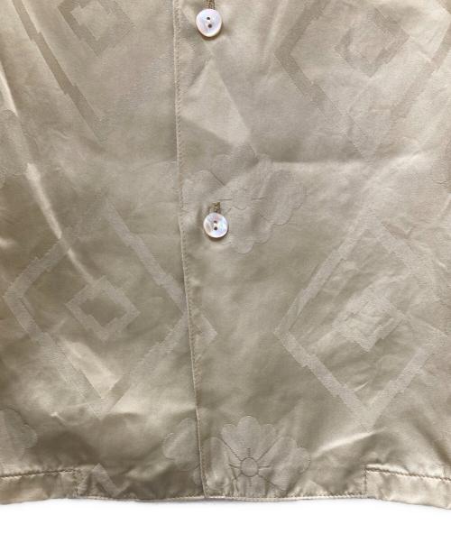 NIPOALOHA（二ポアロハ）NIPOALOHA (二ポアロハ) Long Sleeve Shirt アロハシャツ ベージュ サイズ:XL 未使用品の古着・服飾アイテム