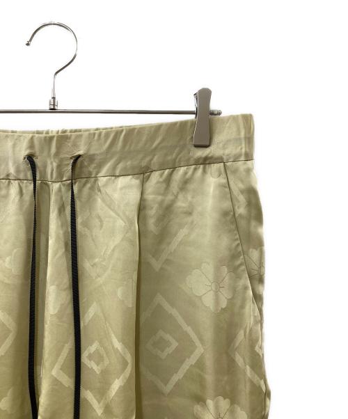 NIPOALOHA（二ポアロハ）NIPOALOHA (二ポアロハ) 総柄パンツ ベージュ サイズ:L 未使用品の古着・服飾アイテム