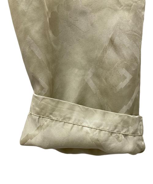 NIPOALOHA（二ポアロハ）NIPOALOHA (二ポアロハ) 総柄パンツ ベージュ サイズ:L 未使用品の古着・服飾アイテム