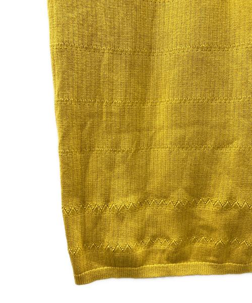 HAYAMA SUNDAY（ハヤマサンデイ）HAYAMA SUNDAY (ハヤマサンデイ) コットンカシミアニットワンピース イエロー サイズ:不明の古着・服飾アイテム